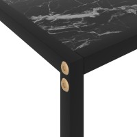 vidaXL Console Table Black 31.5