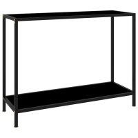 vidaXL Console Table Black 39.4