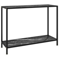 vidaXL Console Table Black 39.4