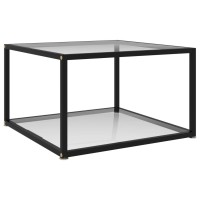 vidaXL Coffee Table Transparent 23.6