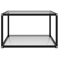 vidaXL Coffee Table Transparent 23.6