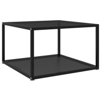 vidaXL Coffee Table Black 23.6