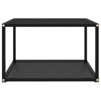 vidaXL Coffee Table Black 23.6