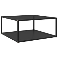 vidaXL Coffee Table Black 31.5