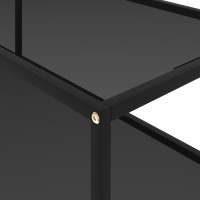 vidaXL Coffee Table Black 39.4