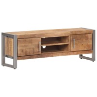 Vidaxl Tv Cabinet 47.2X11.8X15.7 Rough Mango Wood