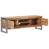 Vidaxl Tv Cabinet 47.2X11.8X15.7 Rough Mango Wood