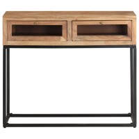 Vidaxl Console Table 35.4X13.8X29.9 Solid Acacia Wood