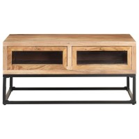 Vidaxl Coffee Table 35.4X23.6X15.7 Solid Acacia Wood