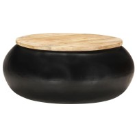 vidaXL Coffee Table Black 26.8