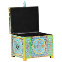 vidaXL Hand Painted Storage Box x 19.7