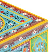 vidaXL Hand Painted Storage Box x 19.7