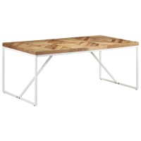 Vidaxl Dining Table 70.9X35.4X29.9 Solid Acacia And Mango Wood