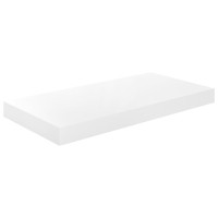 Vidaxl Floating Wall Shelf High Gloss White 19.7X9.1X1.5 Mdf