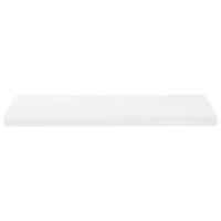 vidaXL Floating Wall Shelves 4 pcs High Gloss White 31.5