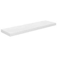 Vidaxl Floating Wall Shelf High Gloss White 35.4X9.3X1.5 Mdf
