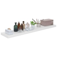 Vidaxl Floating Wall Shelf High Gloss White 47.2X9.3X1.5 Mdf