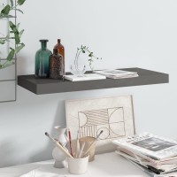 Vidaxl Floating Wall Shelf High Gloss Gray 23.6X9.3X1.5 Mdf