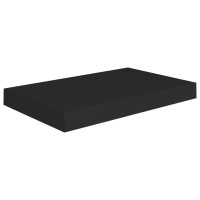 Vidaxl Floating Wall Shelf Black 15.7X9.1X1.5 Mdf