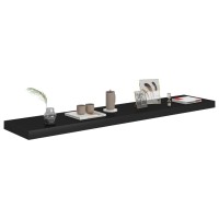 Vidaxl Floating Wall Shelf Black 47.2X9.3X1.5 Mdf