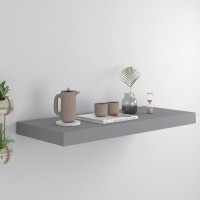 Vidaxl Floating Wall Shelf Gray 23.6X9.3X1.5 Mdf