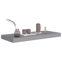 Vidaxl Floating Wall Shelf Gray 23.6X9.3X1.5 Mdf