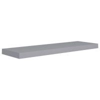 Vidaxl Floating Wall Shelves 4 Pcs Gray 31.5X9.3X1.5 Mdf