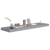 Vidaxl Floating Wall Shelf Gray 35.4X9.3X1.5 Mdf