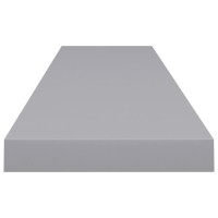 vidaXL Floating Wall Shelves 4 pcs Gray 47.2