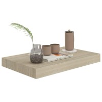 Vidaxl Floating Wall Shelf Oak 15.7X9.1X1.5 Mdf