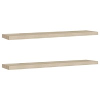 vidaXL Floating Wall Shelves 2 pcs Oak 47.2