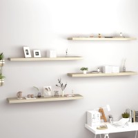 vidaXL Floating Wall Shelves 4 pcs Oak 47.2