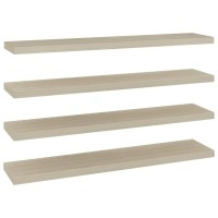 vidaXL Floating Wall Shelves 4 pcs Oak 47.2