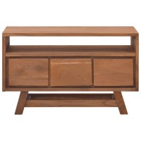 Vidaxl Tv Cabinet 31.5X11.8X19.7 Solid Teak Wood