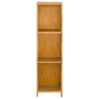 Vidaxl Bookshelf 11.8X11.8X43.3 Solid Teak Wood