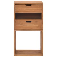 Vidaxl Storage Cabinet 15.7X11.8X29.9 Solid Teak Wood