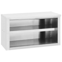 Vidaxl Kitchen Wall Cabinet 35.4X15.7X19.7 Stainless Steel