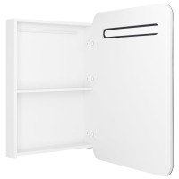 vidaXL LED Bathroom Mirror Cabinet Shining White 23.6