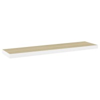 vidaXL Floating Wall Shelves 4 pcs Oak and White 47.2