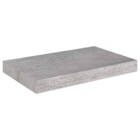 Vidaxl Floating Wall Shelf Concrete Gray 15.7X9.1X1.5 Mdf