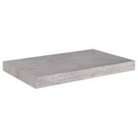 Vidaxl Floating Wall Shelf Concrete Gray 19.7X9.1X1.5 Mdf