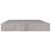 vidaXL Floating Wall Shelves 4 pcs Concrete Gray 19.7