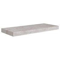 Vidaxl Floating Wall Shelf Concrete Gray 23.6X9.3X1.5 Mdf