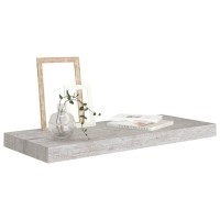 Vidaxl Floating Wall Shelf Concrete Gray 23.6X9.3X1.5 Mdf