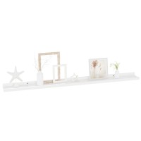 Vidaxl Wall Shelves 4 Pcs High Gloss White 39.4X3.5X1.2