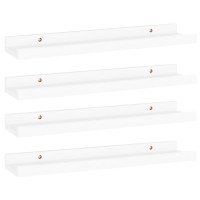 Vidaxl Wall Shelves 4 Pcs White 15.7X3.5X1.2