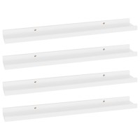 Vidaxl Wall Shelves 4 Pcs White 23.6X3.5X1.2