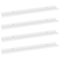 Vidaxl Wall Shelves 4 Pcs White 31.5X3.5X1.2