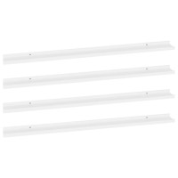 Vidaxl Wall Shelves 4 Pcs White 45.3X3.5X1.2