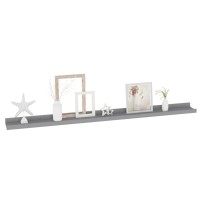 Vidaxl Wall Shelves 4 Pcs Gray 39.4X3.5X1.2